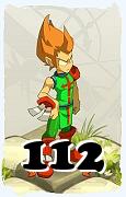 Um personagem do jogo Dofus, Iop-Ar, de nivel 112