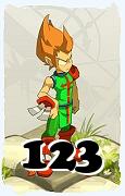 Um personagem do jogo Dofus, Iop-Ar, de nivel 123