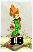 A Dofus character, Iop-Air, by level 18