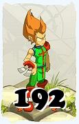 Um personagem do jogo Dofus, Iop-Ar, de nivel 192