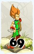 Um personagem do jogo Dofus, Iop-Ar, de nivel 69