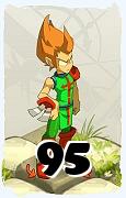 Um personagem do jogo Dofus, Iop-Ar, de nivel 95