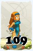 Um personagem do jogo Dofus, Iop-Ar, de nivel 109