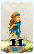 A Dofus character, Iop-Air, by level 11