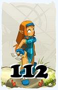 Un personnage du jeu Dofus, Iop-Air, au niveau 112