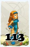 Un personnage du jeu Dofus, Iop-Air, au niveau 113