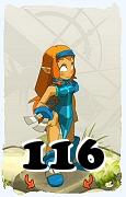 Um personagem do jogo Dofus, Iop-Ar, de nivel 116