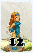 Um personagem do jogo Dofus, Iop-Ar, de nivel 12