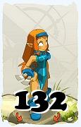 Um personagem do jogo Dofus, Iop-Ar, de nivel 132