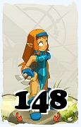 Un personnage du jeu Dofus, Iop-Air, au niveau 148