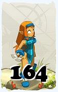 Um personagem do jogo Dofus, Iop-Ar, de nivel 164