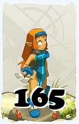 Um personagem do jogo Dofus, Iop-Ar, de nivel 165