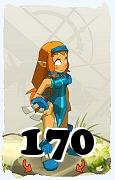 Um personagem do jogo Dofus, Iop-Ar, de nivel 170