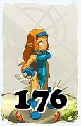 Um personagem do jogo Dofus, Iop-Ar, de nivel 176