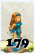 Um personagem do jogo Dofus, Iop-Ar, de nivel 179