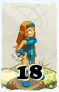 A Dofus character, Iop-Air, by level 18