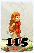 A Dofus character, Iop-Air, by level 115