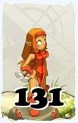 Um personagem do jogo Dofus, Iop-Ar, de nivel 131