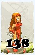 Um personagem do jogo Dofus, Iop-Ar, de nivel 138