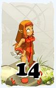 A Dofus character, Iop-Air, by level 14