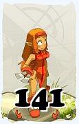 Un personnage du jeu Dofus, Iop-Air, au niveau 141