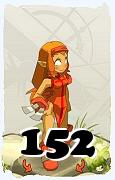 Um personagem do jogo Dofus, Iop-Ar, de nivel 152