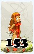 Um personagem do jogo Dofus, Iop-Ar, de nivel 153