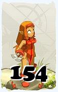 Um personagem do jogo Dofus, Cra-Ar, de nivel 154