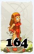 Um personagem do jogo Dofus, Iop-Ar, de nivel 164