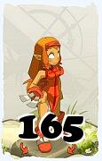 Um personagem do jogo Dofus, Cra-Ar, de nivel 165