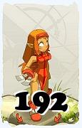 Um personagem do jogo Dofus, Iop-Ar, de nivel 192