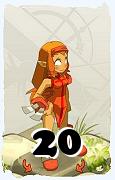 A Dofus character, Iop-Air, by level 20