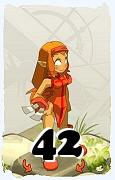 A Dofus character, Iop-Air, by level 42