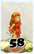 A Dofus character, Enutrof-Air, by level 58