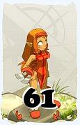 A Dofus character, Iop-Air, by level 61