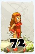 A Dofus character, Iop-Air, by level 72