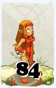 Un personnage du jeu Dofus, Zobal-Air, au niveau 84