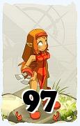 Um personagem do jogo Dofus, Iop-Ar, de nivel 97