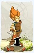 Un personaggio del gioco Dofus, Aniripsa-Aria, al livello 1