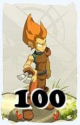 Um personagem do jogo Dofus, Iop-Ar, de nivel 100