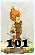 Um personagem do jogo Dofus, Iop-Ar, de nivel 101