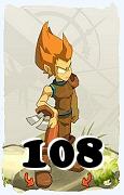 Um personagem do jogo Dofus, Iop-Ar, de nivel 108