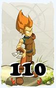 Um personagem do jogo Dofus, Iop-Ar, de nivel 110