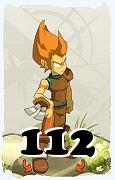 Um personagem do jogo Dofus, Iop-Ar, de nivel 112