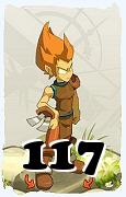 Um personagem do jogo Dofus, Iop-Ar, de nivel 117