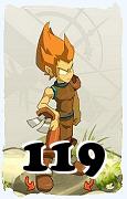 Um personagem do jogo Dofus, Iop-Ar, de nivel 119