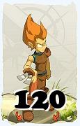 Um personagem do jogo Dofus, Iop-Ar, de nivel 120