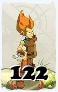 Um personagem do jogo Dofus, Iop-Ar, de nivel 122