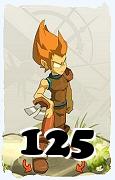 Um personagem do jogo Dofus, Iop-Ar, de nivel 125