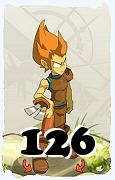 Um personagem do jogo Dofus, Iop-Ar, de nivel 126